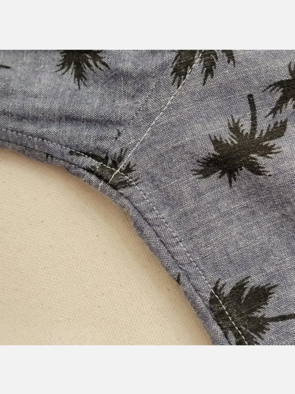 J. Crew Palm Patterned Slim Fit Buttton Down XL